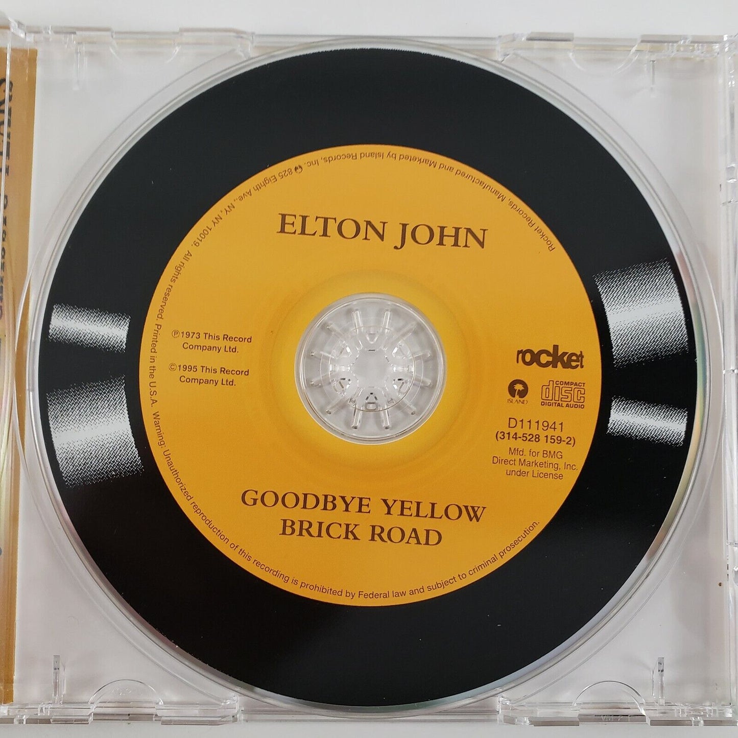 Elton John Goodbye Yellow Brick Road CD 1995 Candle in the Wind Bennie &the Jets