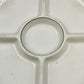 Jackson Vitrified 5 Section Divided Plate 9.25” x 1" Falls Creek PA USA Vintage
