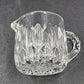 Gorham Crystal Althea Creamer & Sugar Bowl Set Elegant Cut Glass Vintage 1960s