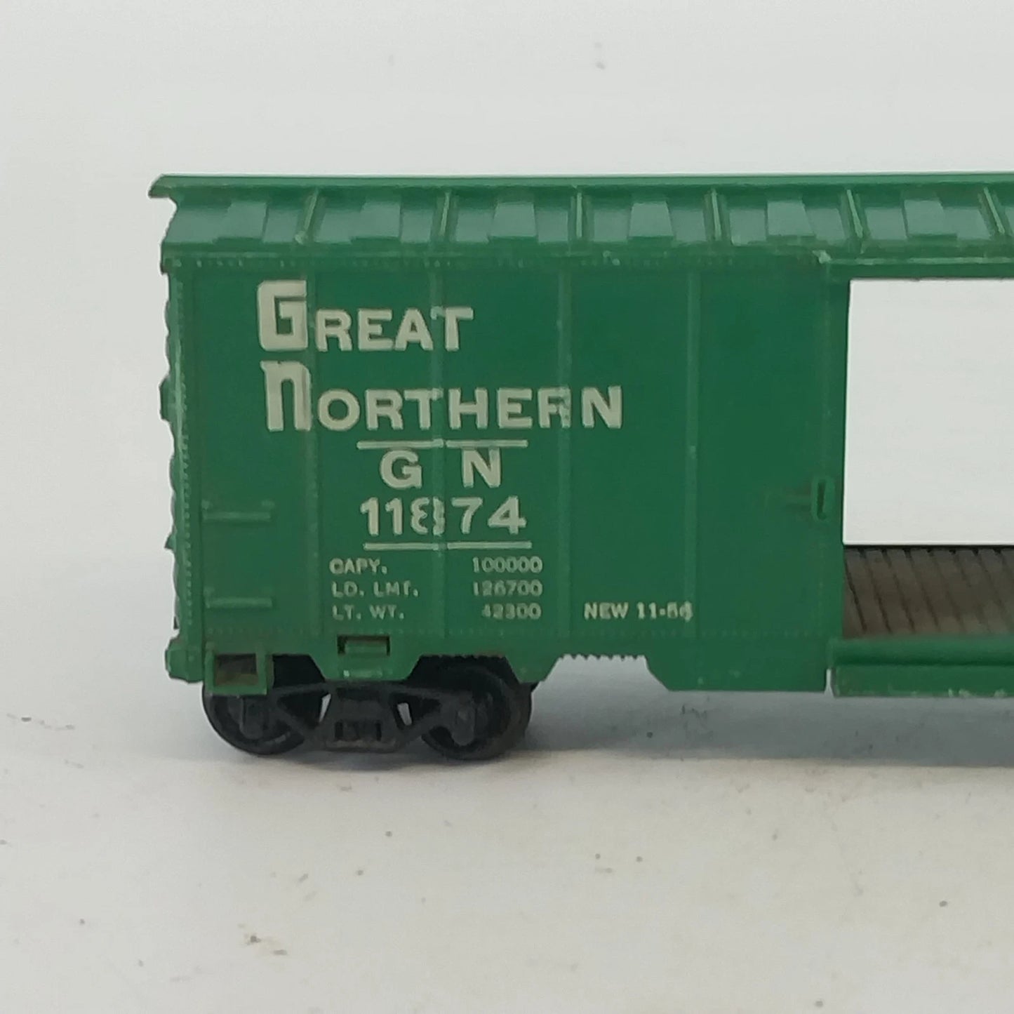 Vintage Marx HO Scale Great Northern Box Car 11874 Train Car
