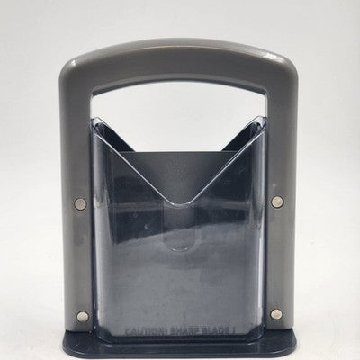 9.25" Bagel Guillotine Universal Slicer Silver Kitchen Bread Cutter Chopper Tool