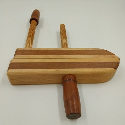 Craftsman Classic Maple Walnut Hand Screw Wood Clamp 6" Cap 4.5" Throat 1.5" Thk