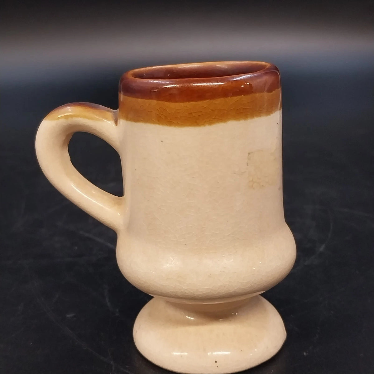Florida Ceramic Mini Mug Toothpick Holder Alligator Dolphins Palm Tree Tropical