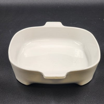 Corning Ware MW-9-B French White Square Browning Skillet Roaster Dish 8"x2" USA