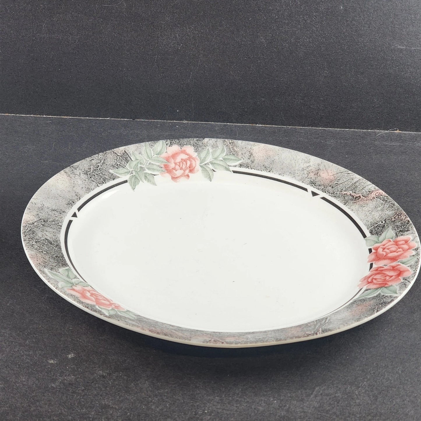 Corelle Occasions Silk and Roses 4pc Place Setting Corning USA Microwavable 1991