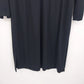R&K Originals Midi Dress Black Red Colorblock Long Sleeve Tie Back Zip