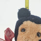 Dakin Black Bear Plush Toy w Red Ribbon Stuffed Animal Classic Vtg Collectible