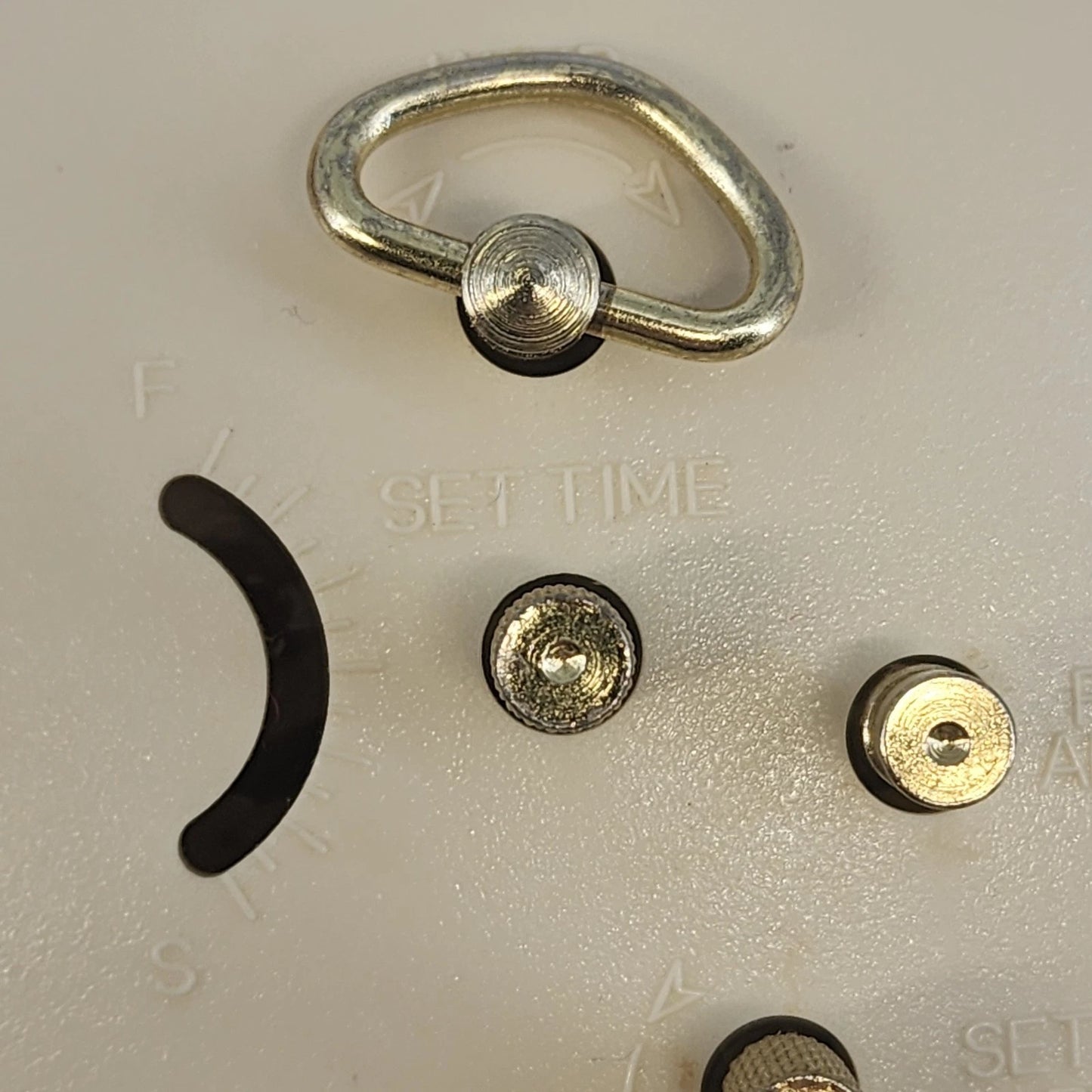 Westclox Baby Ben Alarm Clock Gold Tone 0916 Manual Wind Desktop Nightstand