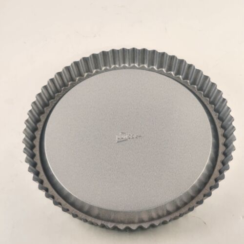 4 Patisse Quiche Tart Non Stick Pans 9.5" Across Gray Lightweight One Piece