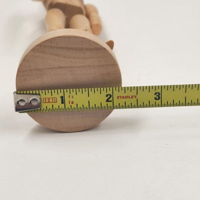 Natural Wooden Articulated Artist Model Gestalta Poseable Jointed Figure 8.25"
