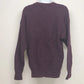 Vintage Gachet Womens Medium Geometric Knit Sweater Purple