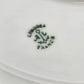 Limoges France 10.5" Round Platter Hand Decorated Floral Gold Trim Handle