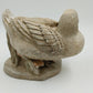 Midori Studio Concrete Carved Sleeping Goose Duck 8.5" Vintage