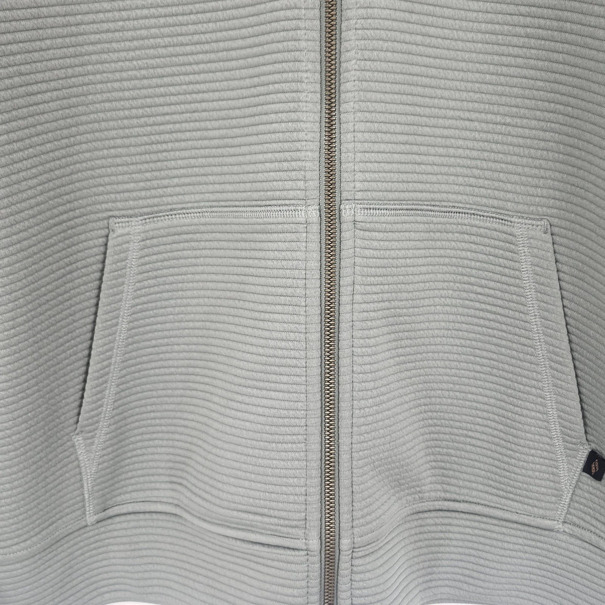 Skechers Go Walk Everywhere Women's Jacket Large Gray Ribbed Full Zip Pockets