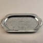 Vintage Silver Plated Engraved Serving Tray with Handles 10"x6"