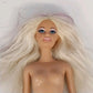 Mattel Barbie Doll Blonde Purple Hair Bendable Knees Nude Hair 1998 Head 1999