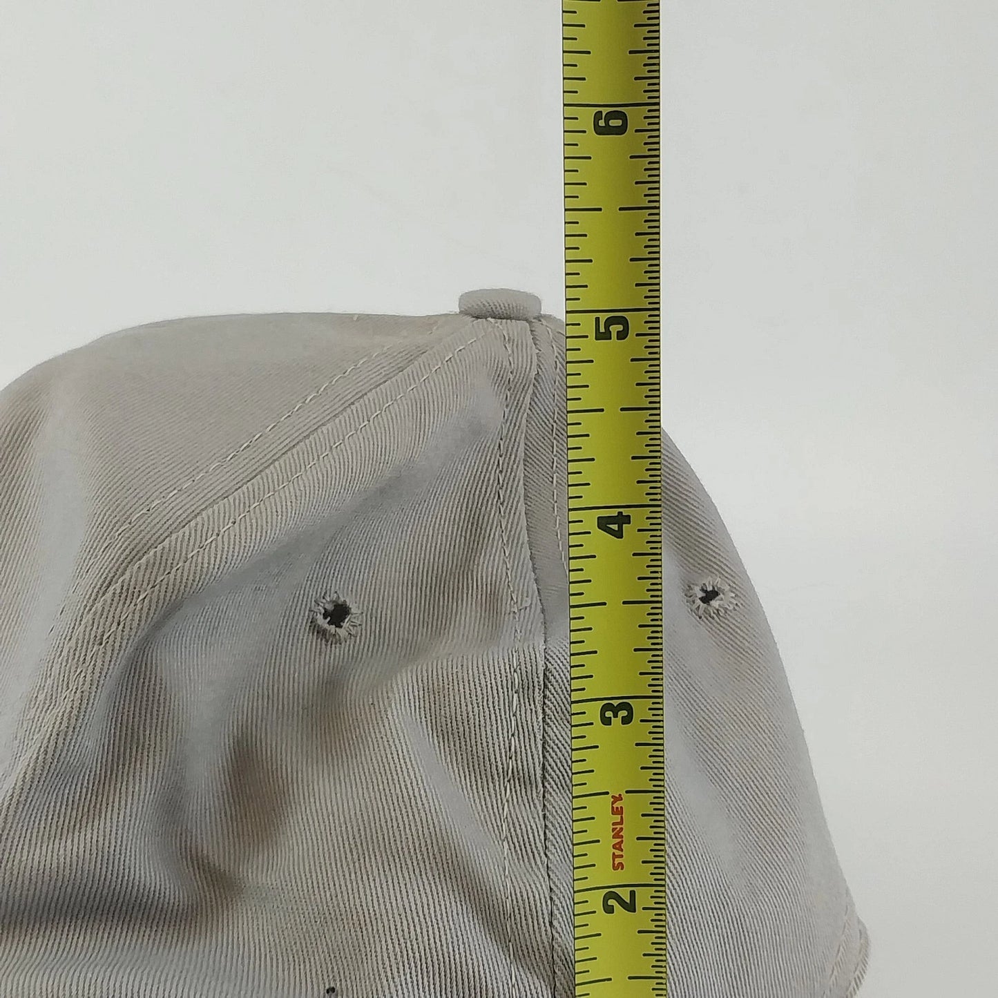 Paramount ABB Gray Logo Cap Leather Buckle USA High Profile Hat Rope Cotton
