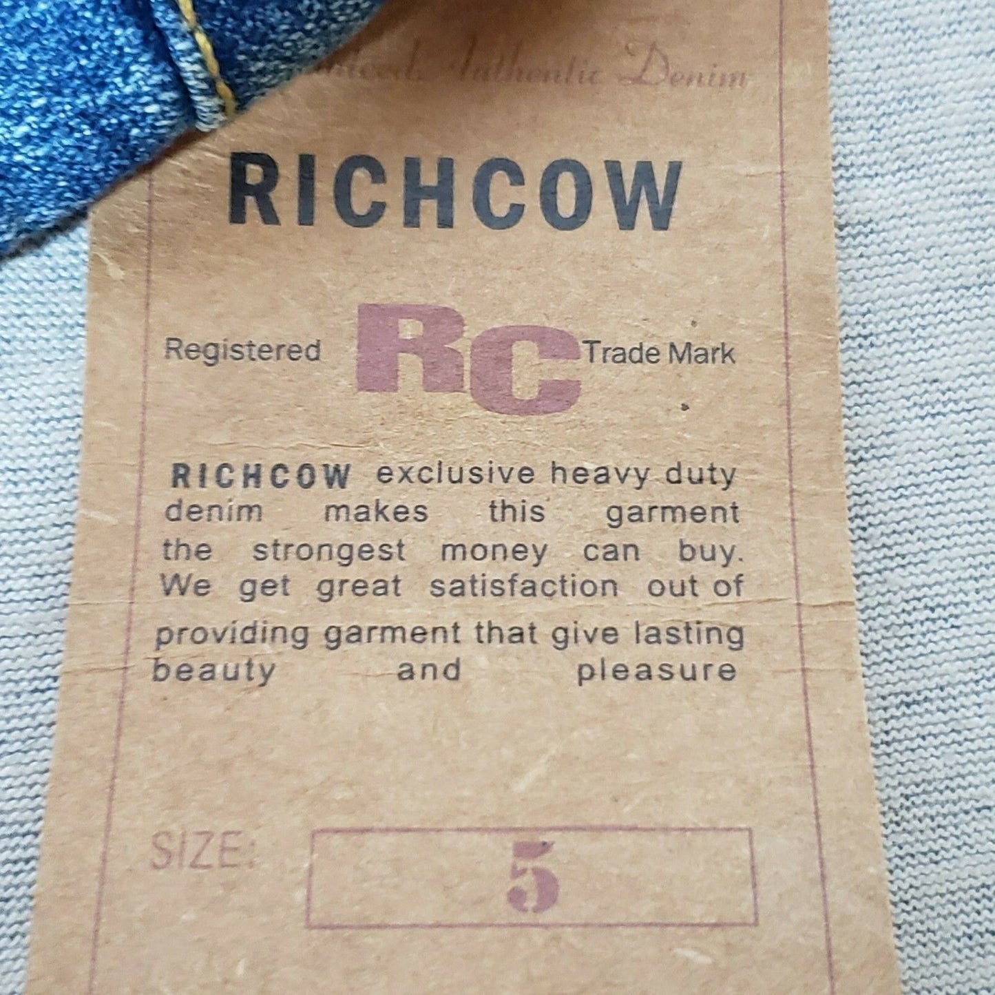 Richcow Womens Western Skinny Dark Denim Jeans Size 5 NWT