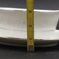 Noritake Tahoe Contemporary Fine China Gravy Boat w Underplate White Flowers 3"h