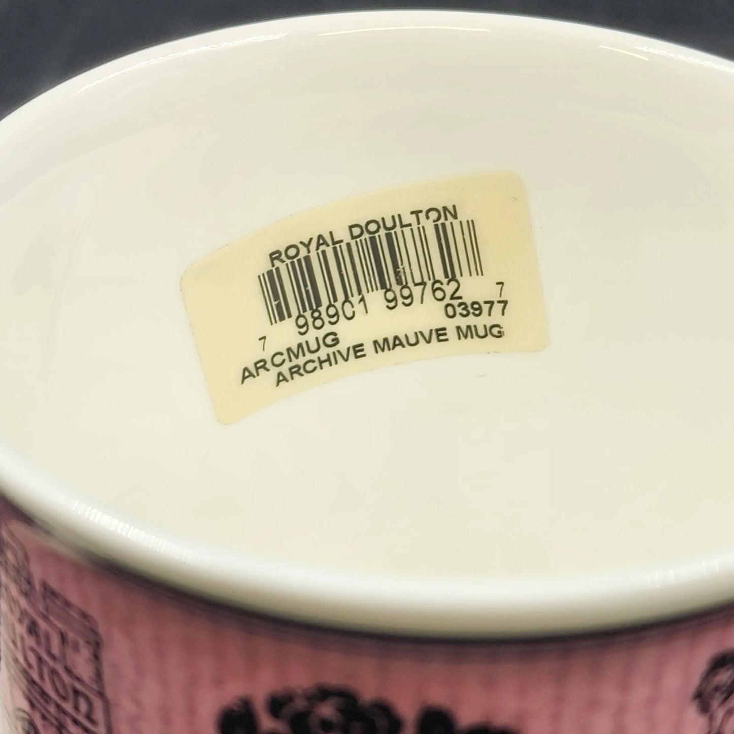 Royal Doulton Archive Mug Mauve Sir Henry Doulton 1897–1997 Centennial Edition