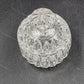 Gorham Crystal Althea Creamer & Sugar Bowl Set Elegant Cut Glass Vintage 1960s
