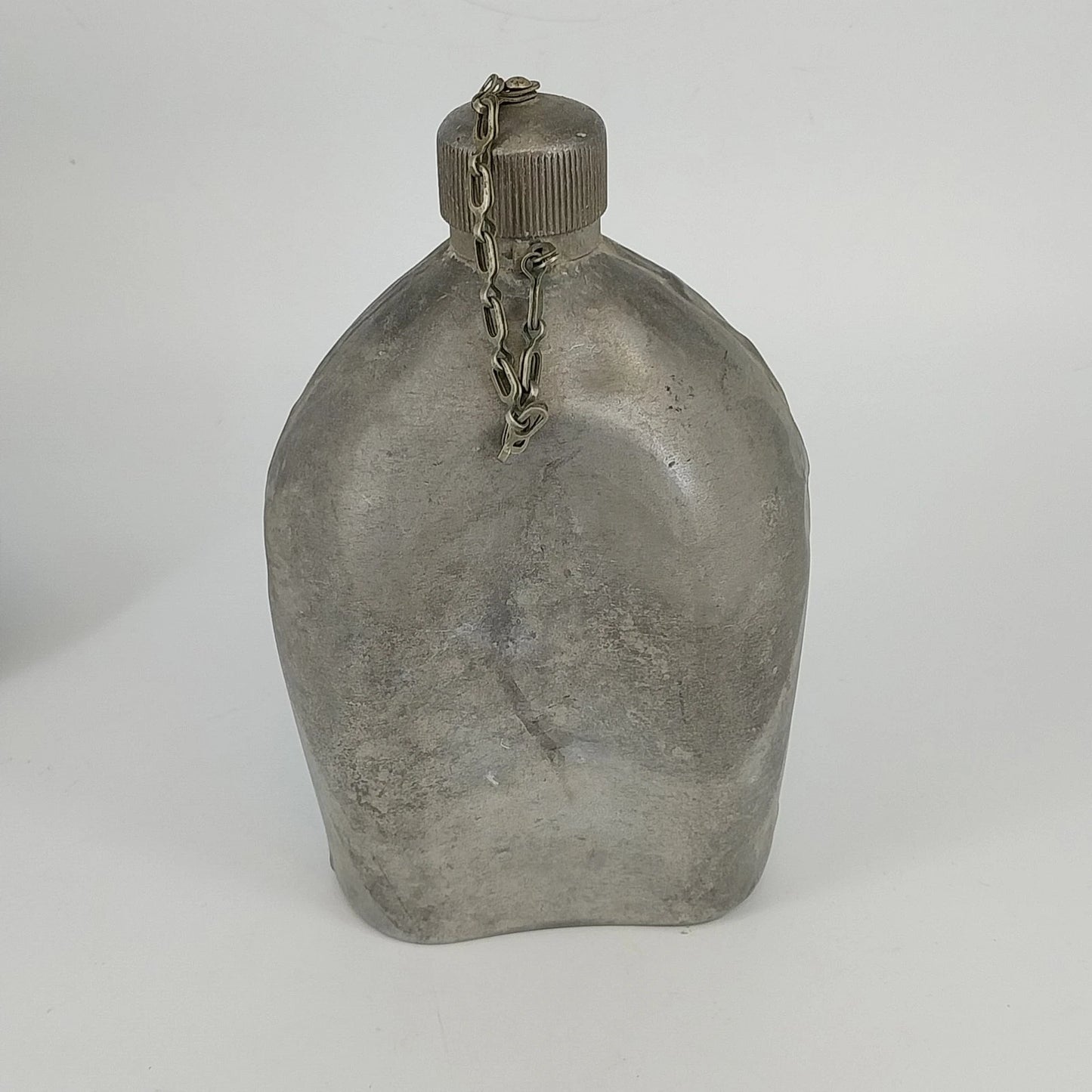 US Military WWII Metal Water Canteen Canvas Cover Army Field Gear Vintage
