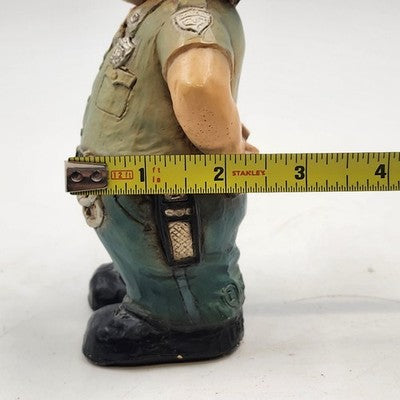 Orzeck Policeman Figurine 7” Tall All American Ware MA Hand Painted Vintage 1983