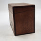 Wooden Recipe Box Floral Hinged Lid Recipe Card Holder Country Decor 7" x 4" x5"