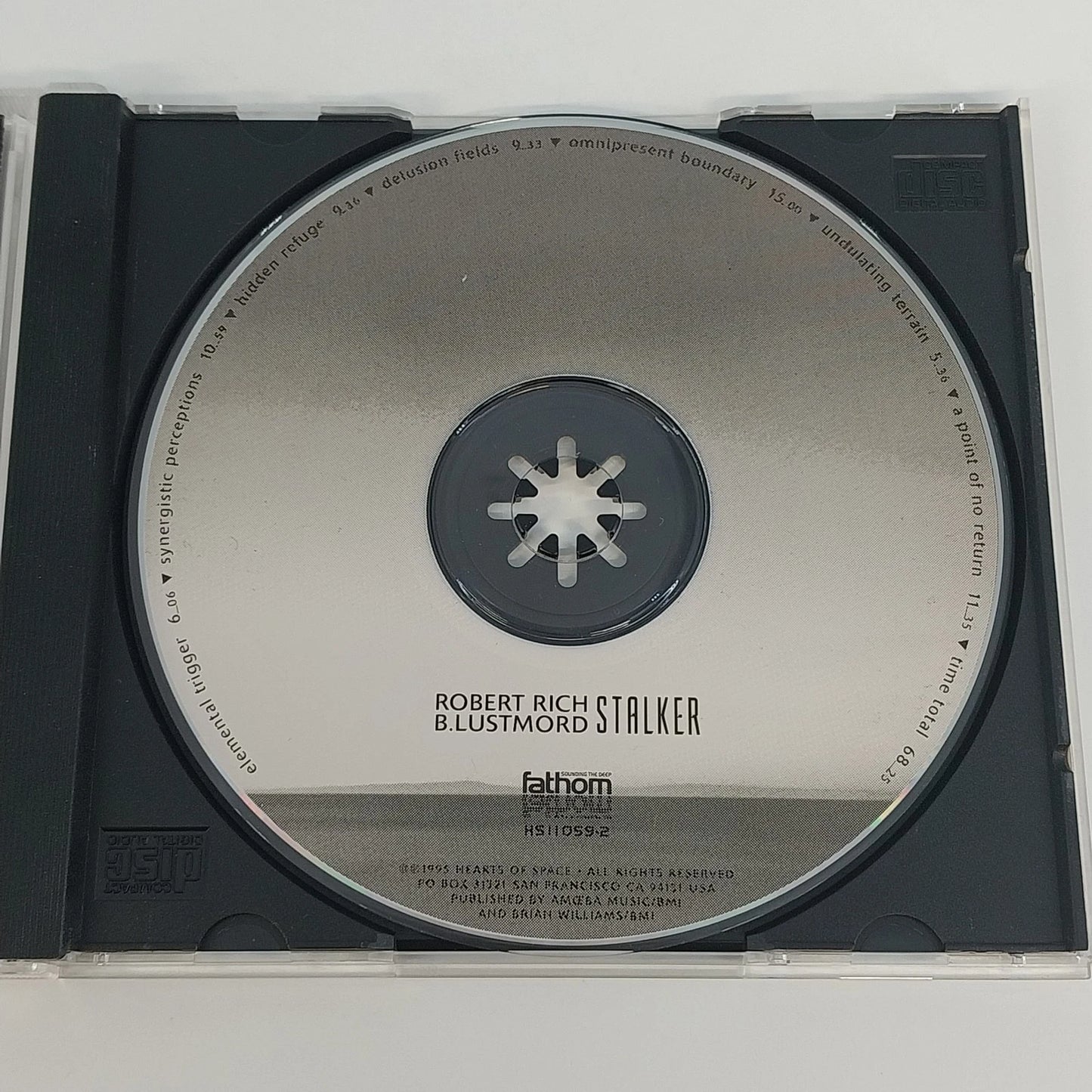 Robert Rich Stalker CD Ambient Electronic Soundscape Experimental New Age Fathom