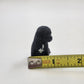 Black Labrador Dog Family Figurines 5 Pc Set 2 Large Dogs 3 Puppies Decor