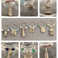 Set of 6 Decorative Metal Wine Charms Wine Barrel Grapes Corkscrew Bottle