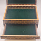 Thuya Moroccan Wood Large Jewelry Box – Handmade 17” Brick Design with Starburst Inlay Lid – Green Felt Lined – Artisan Keepsake Storage Chest