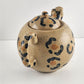 Urban Outfitters Leopard Tea Pot Headed Spout Tail Handle Dishwasher Microwave