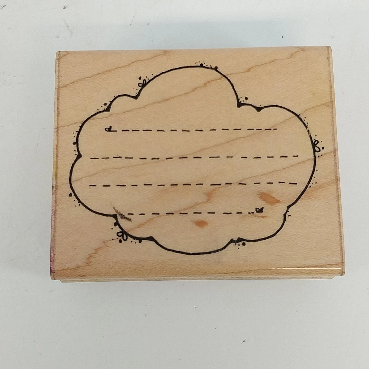 DOTS Wooden Rubber Stamp Set Camera Holiday Craft Stamps