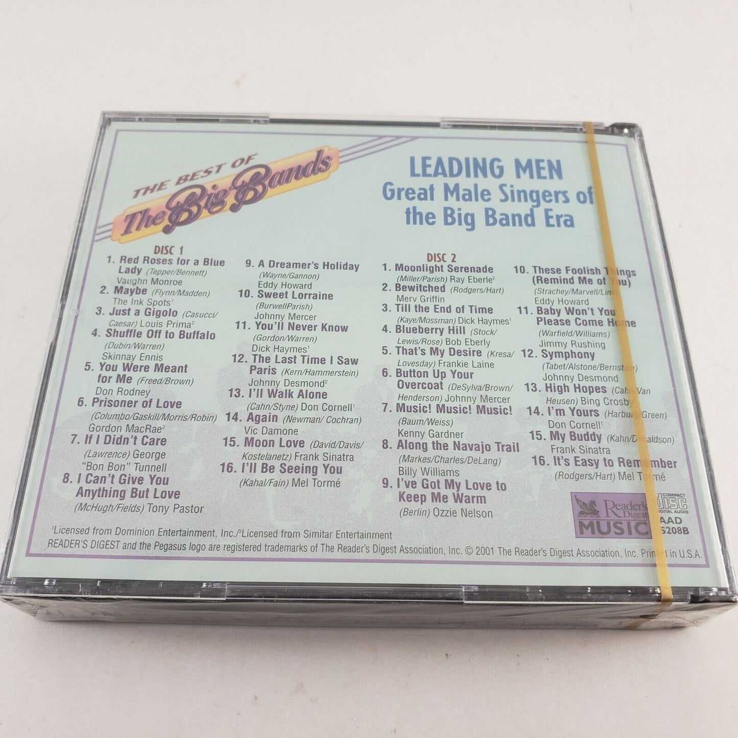 Best of Big Bands Leading Men Great Male Singers Big Band Era 2 CD Set Sealed