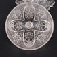 Imperial Glass Hobstar Covered Butter Dish Cheese Dome Clear Glass Sawtooth Vtg