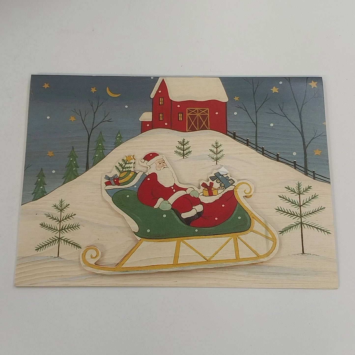Warren Kimble Holiday Greeting Cards Set of 14 w Decorative Storage Box America