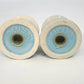 Floral Ceramic Salt Pepper Shakers Candle Holder Tray Set Cottage Taiwan Vintage