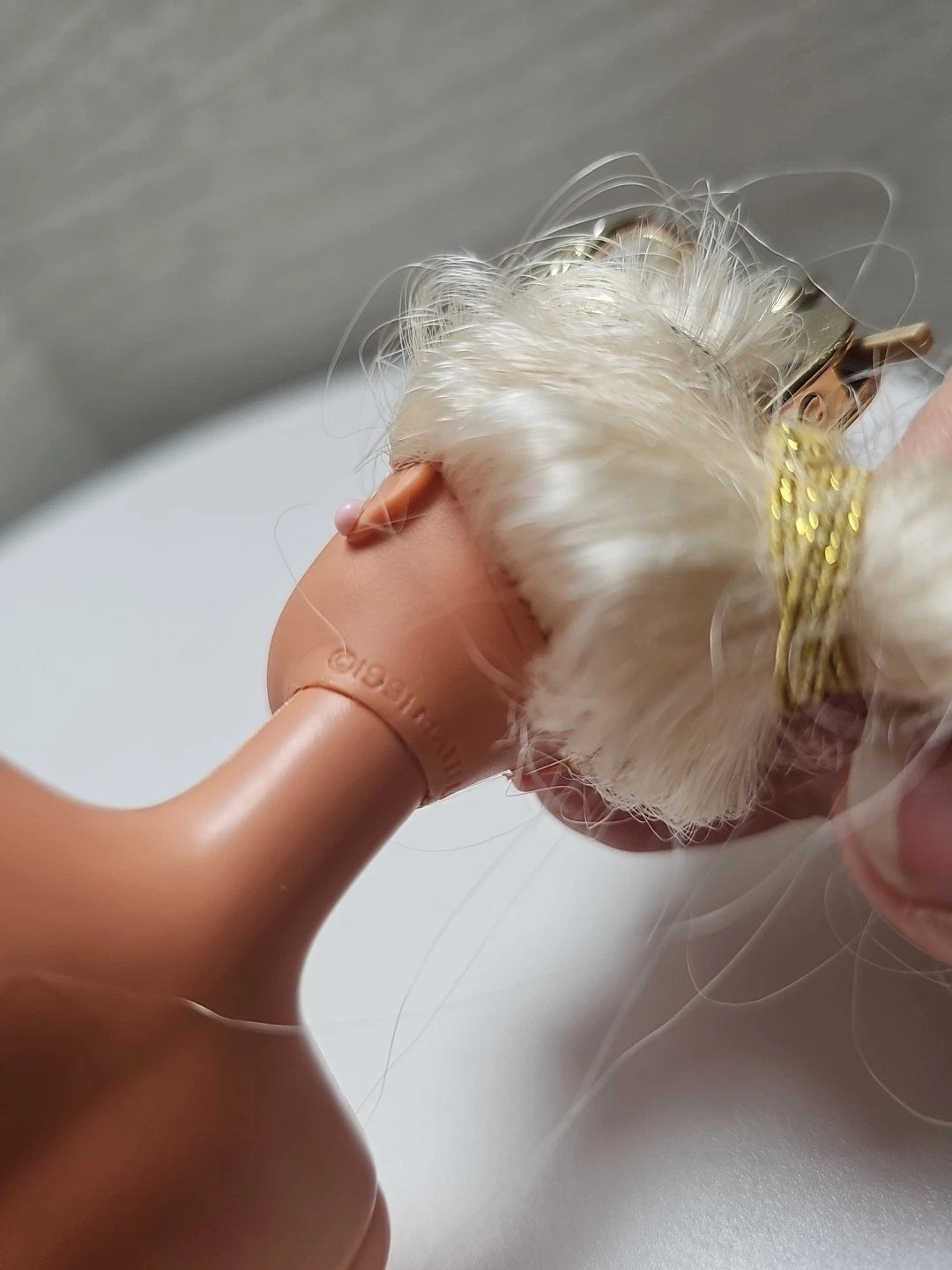 Barbie Rapunzel Doll 1997 Long Blonde Hair Crown Mattel