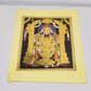 Tirupati Balaji Venkateswara Swamy Art Print Gold Leaf Embossed 13"x19" Poster
