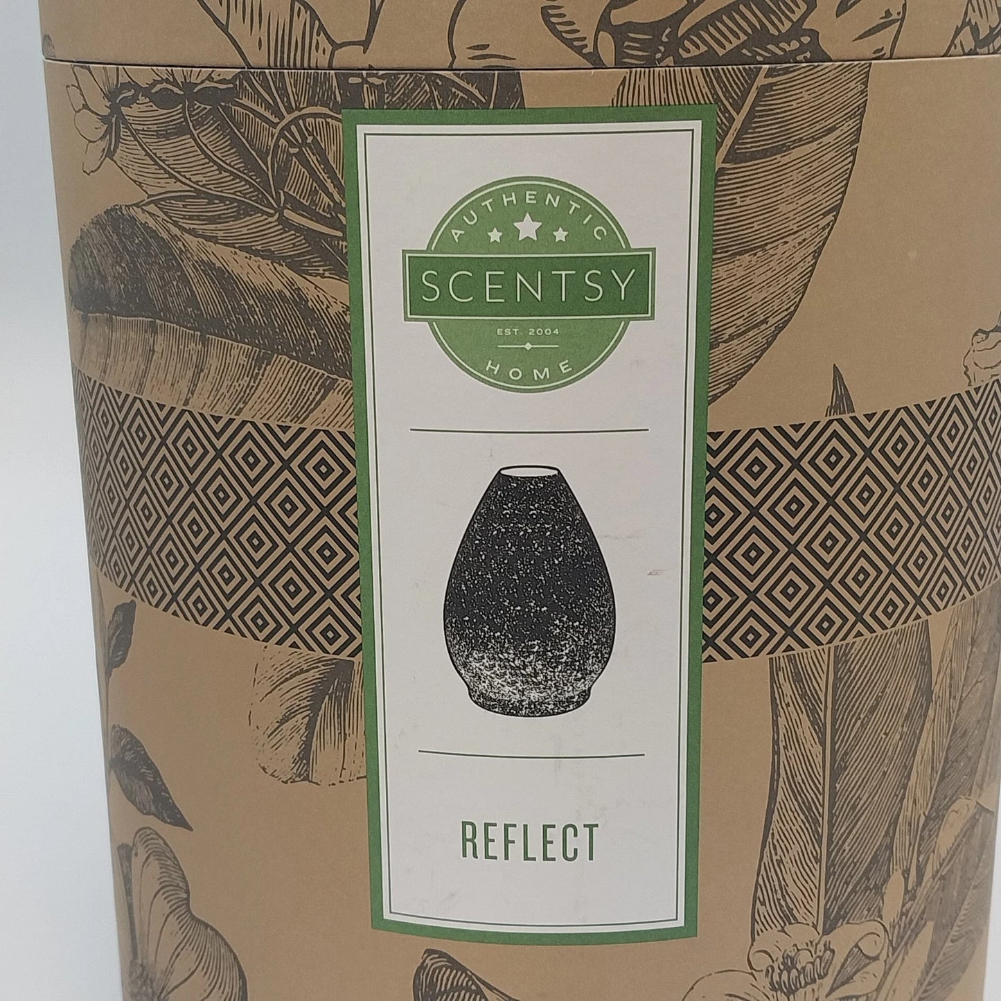 Scentsy Reflect Mercury Glass Diffuser Shade Silver Teardrop with Box 2015 China