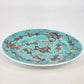Antique Chinese Celadon Porcelain Plate 7 Inch Teal Glaze Dish