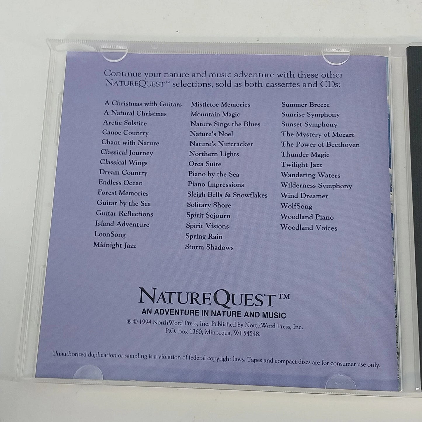 NatureQuest Mysteries Of Mozart & Power Of Beethoven 2 CD Classic Nature Sounds