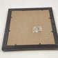 Feathered Friends Snowman Birds Framed Art 8x10 Sealed Matted Dark Wood Frame US