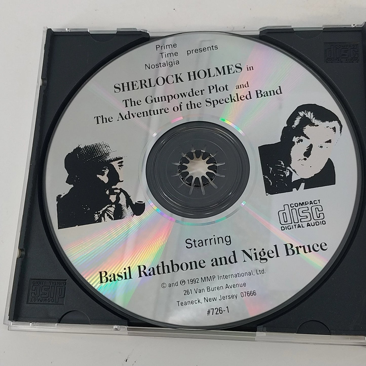 Radio's Greatest Detectives Sherlock Holmes 5 CD Set Basil Rathbone Vintage 1992