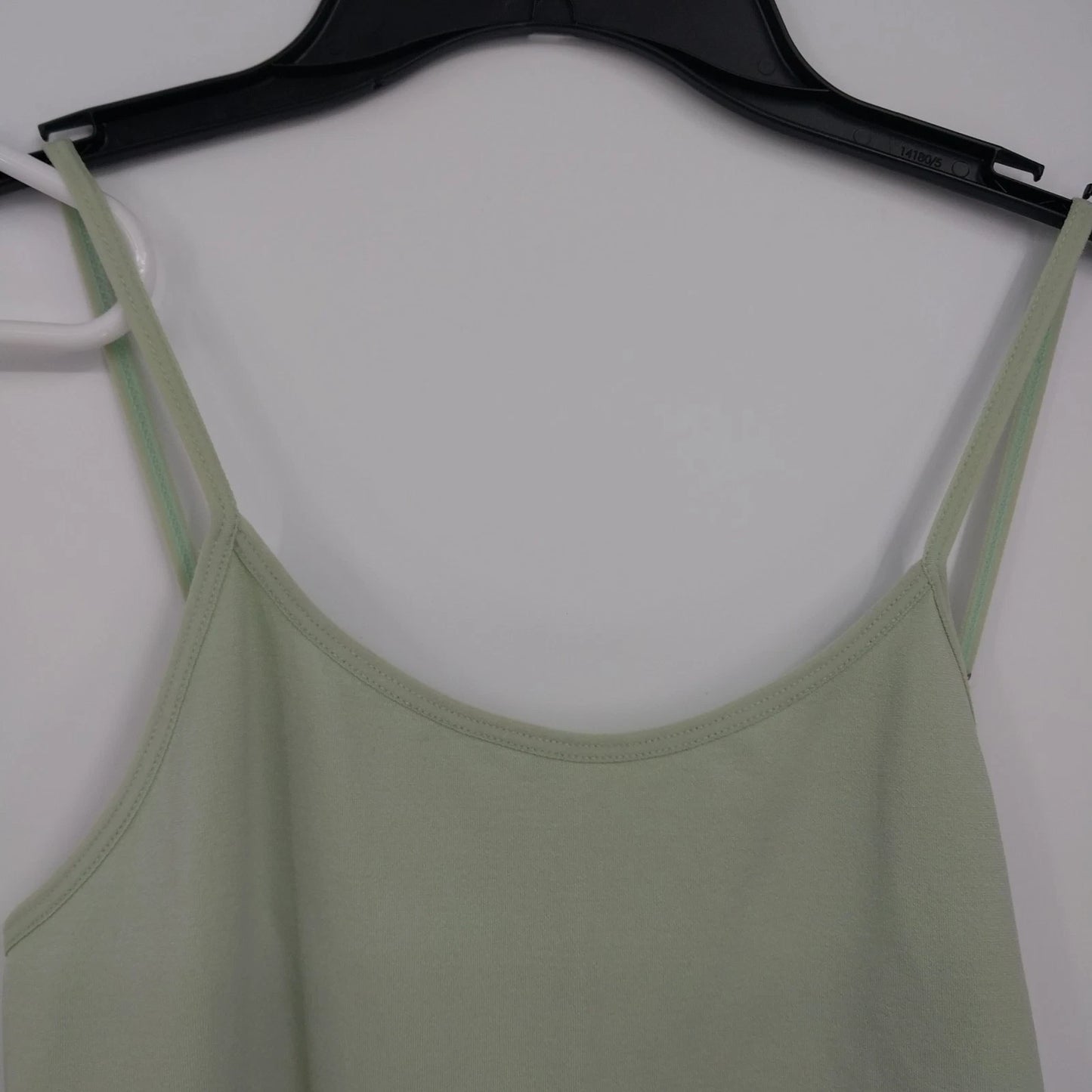 Poof Camisole Tank Top Lot 2 Spaghetti Strap Size L /XL White Sage Green China