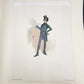 Stone Lithograph of Dickens Alfred Jingle signed Kyd from Pickwick Papers 8"x10"