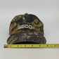 SECO Mossy Oak Camo Hunting Hat Port Authority Hook Loop Adjustable Cap