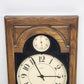 Howard Miller Oak Wood Wall Clock 612-246 Classic Quartz 18" Works w Battery VTG