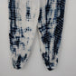 Khakis & Company Women's Blue White Tie-Dye Harem Balloon Boho Pants Medium
